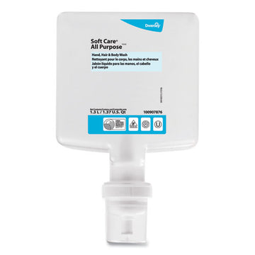 Diversey™ Soft Care All Purpose Hand, Hair And Body, Lemon Tea Splash, 1.3 L Cartridge, 6-carton freeshipping - TVN Wholesale